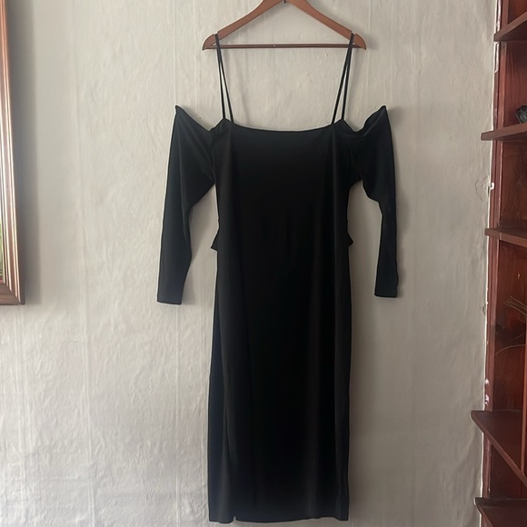 Eloquii Black Bodycon Dress with Cutout, Size 20 - NWT - Picture 5 of 5